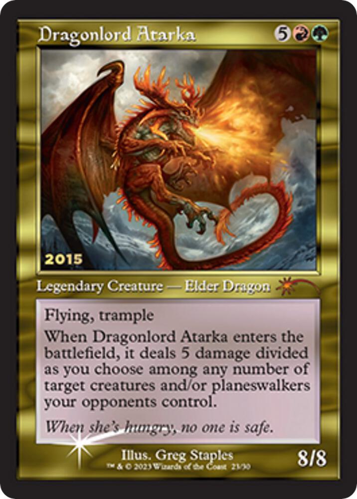 Dragonlord Atarka 23/30 (30th Anniversary Promos)  - Foil | Good Games Modbury