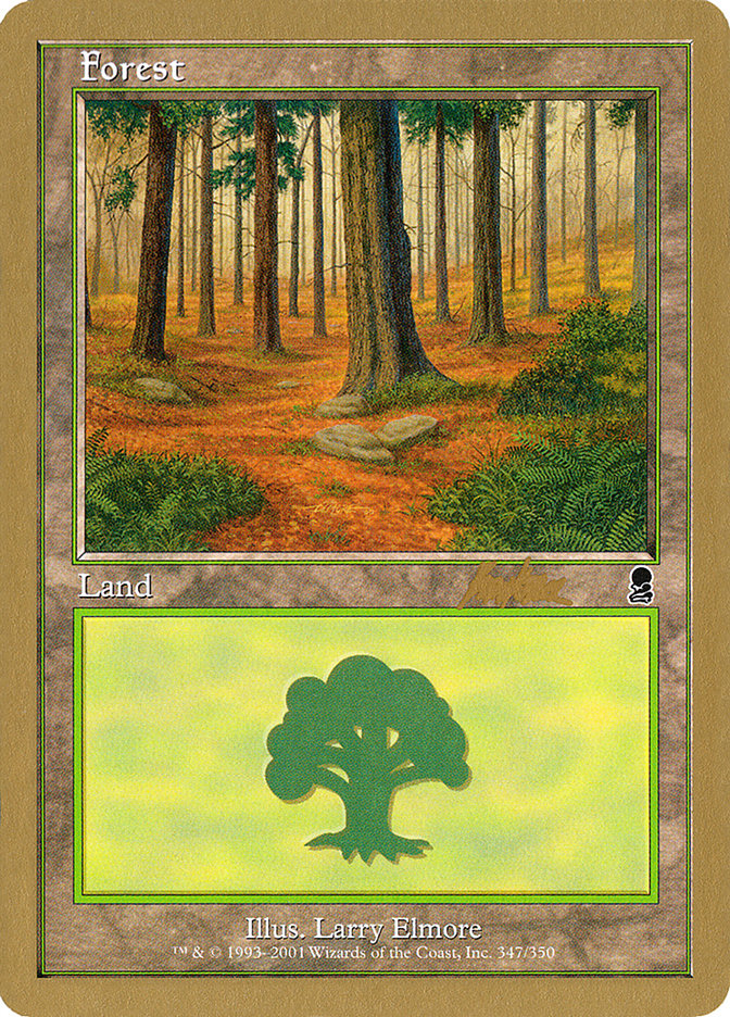 Forest (bk347) (Brian Kibler) [World Championship Decks 2002] | Good Games Modbury