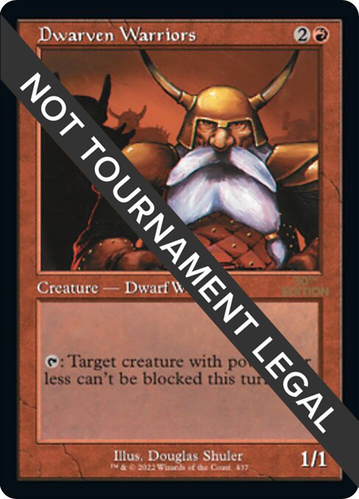 Dwarven Warriors Retro Frame 437/594 (30th Anniversary Edition)  | Good Games Modbury