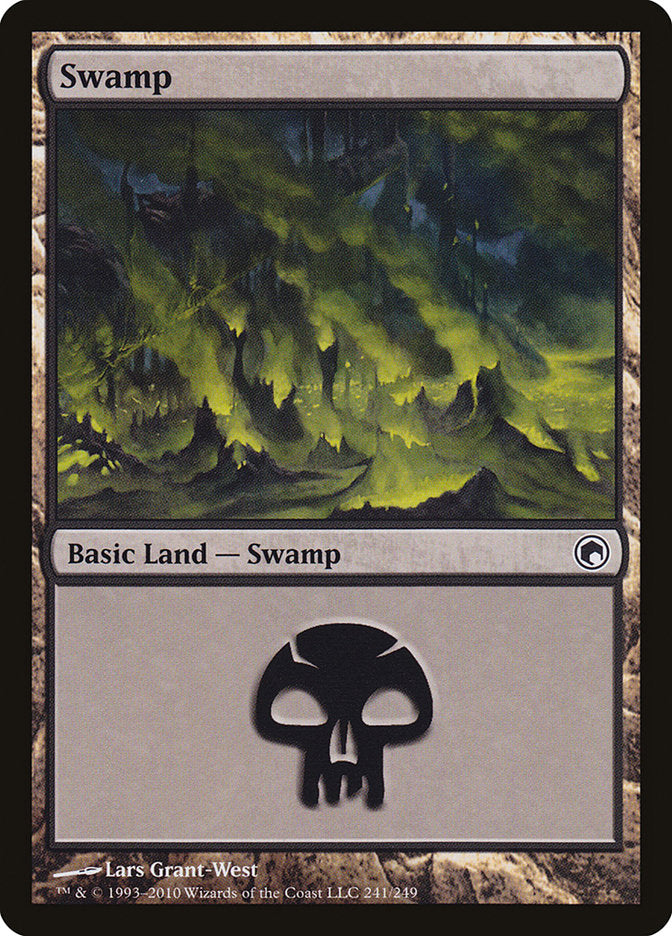 Swamp (241) [Scars of Mirrodin] | Good Games Modbury