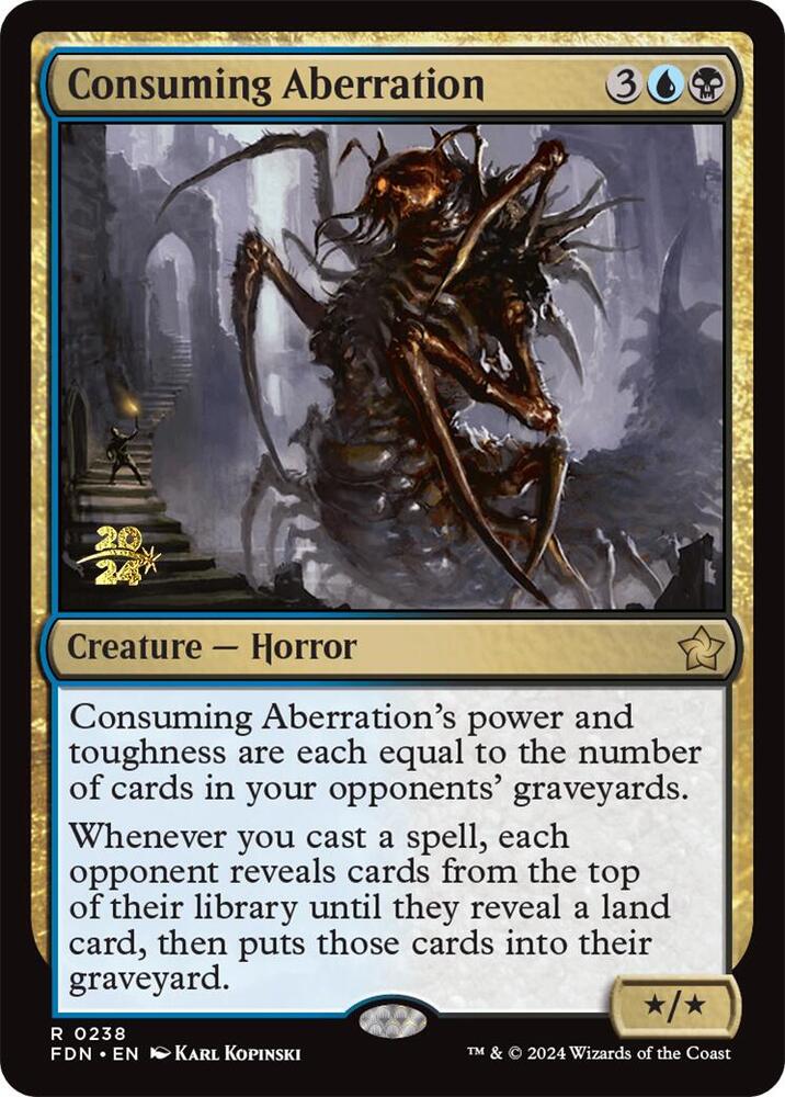 Consuming Aberration FDN 238s/101 (Prerelease Cards)  - Foil | Good Games Modbury