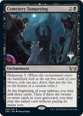 Cemetery Tampering 69 (Promo Pack: Streets of New Capenna)  - Foil | Good Games Modbury