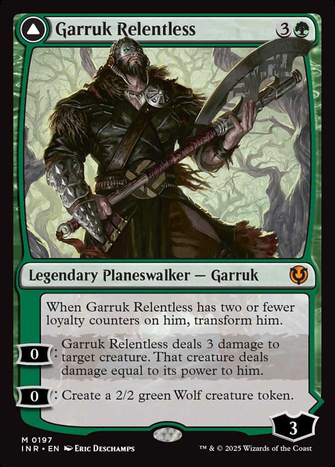 Garruk Relentless // Garruk, the Veil-Cursed 197/287 (Innistrad Remastered)  | Good Games Modbury