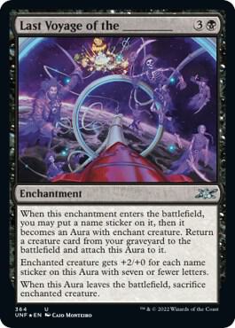 Last Voyage of the _______ Galaxy Foil 364/244 (Unfinity)  - Foil | Good Games Modbury