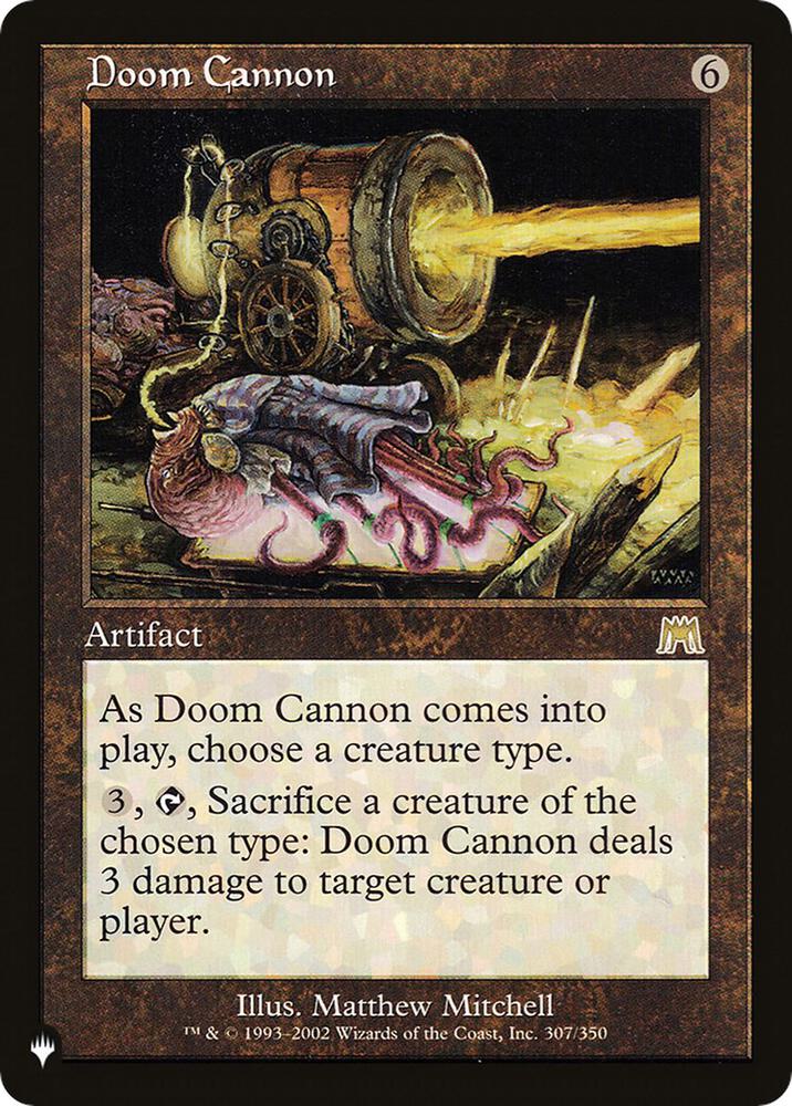 Doom Cannon ONS-307/5075 (The List Reprints)  | Good Games Modbury