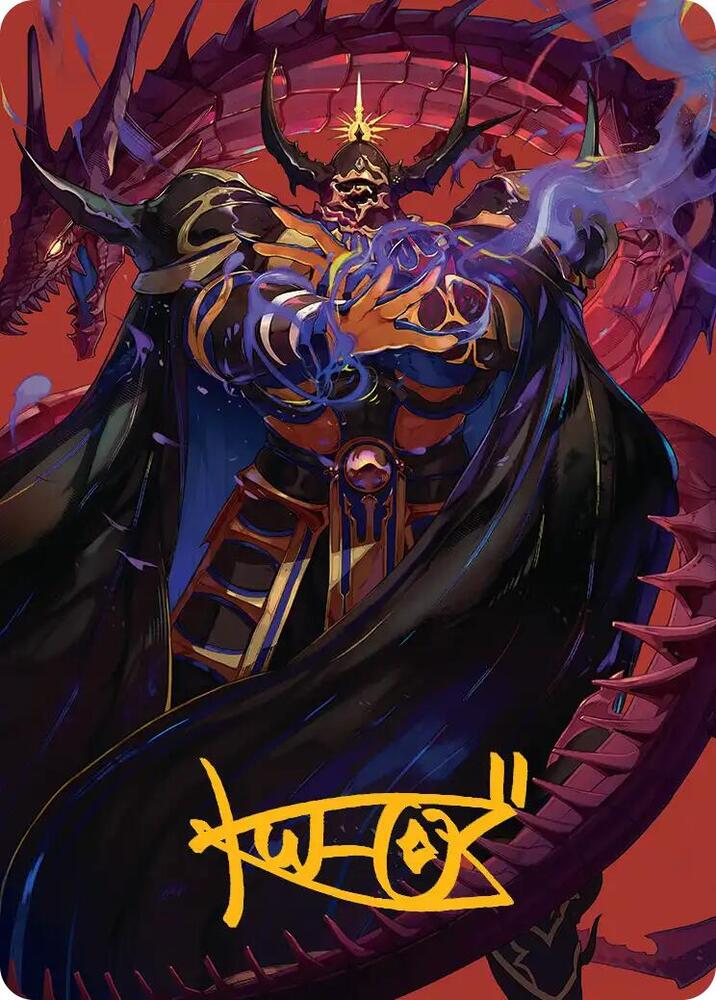 Golbez Crystal Collector Art Card Gold Stamped Signature 45 (Art Series: FINAL FANTASY)  | Good Games Modbury