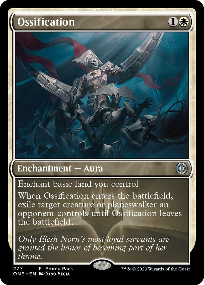 Ossification 277/271 (Promo Pack: Phyrexia: All Will Be One)  | Good Games Modbury