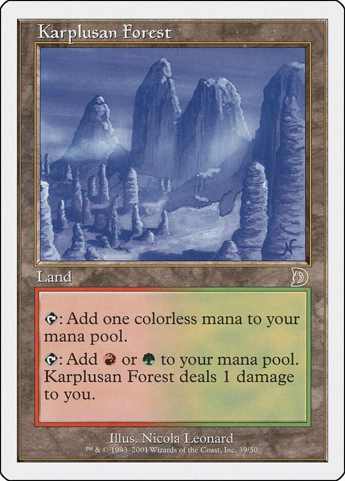 Karplusan Forest 39/50 (Deckmasters Garfield vs Finkel)  | Good Games Modbury