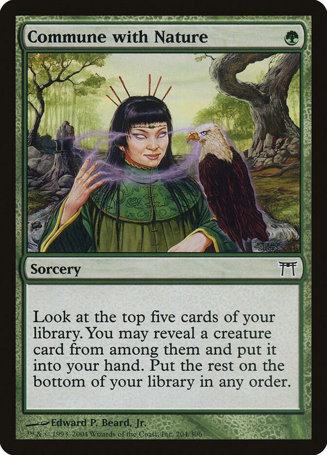 Commune with Nature 204/306 (Champions of Kamigawa)  - Foil | Good Games Modbury