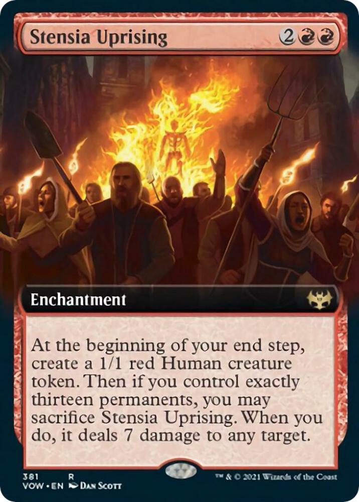 Stensia Uprising Extended Art 381/277 (Innistrad: Crimson Vow)  | Good Games Modbury