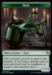 Clue // Ooze Double-Sided Token [Innistrad: Midnight Hunt Tokens] | Good Games Modbury