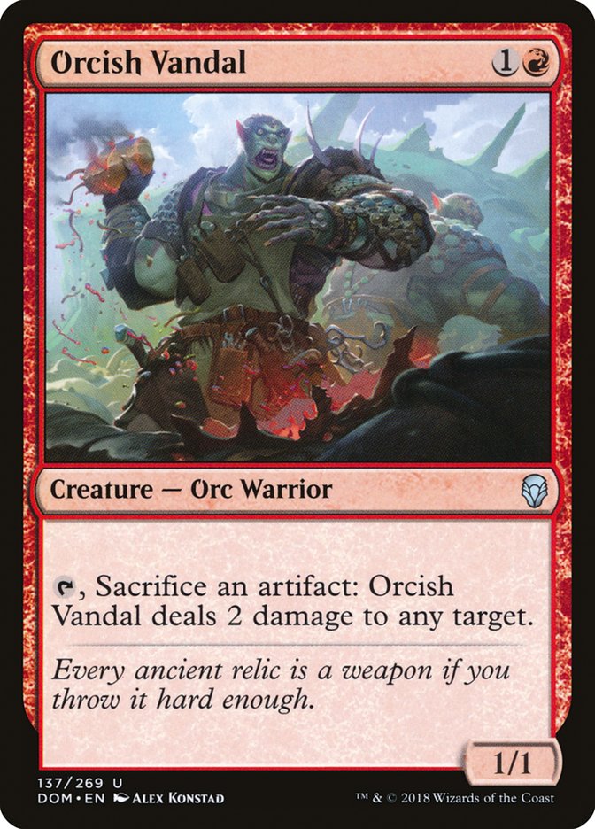 Orcish Vandal [Dominaria] | Good Games Modbury