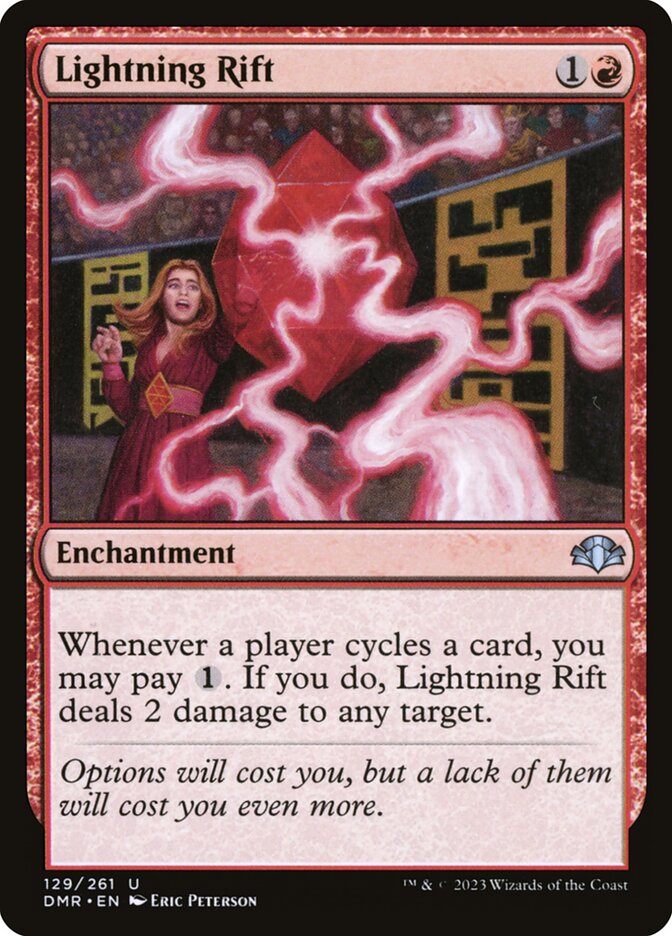 Lightning Rift 129 (Dominaria Remastered)  - Foil | Good Games Modbury