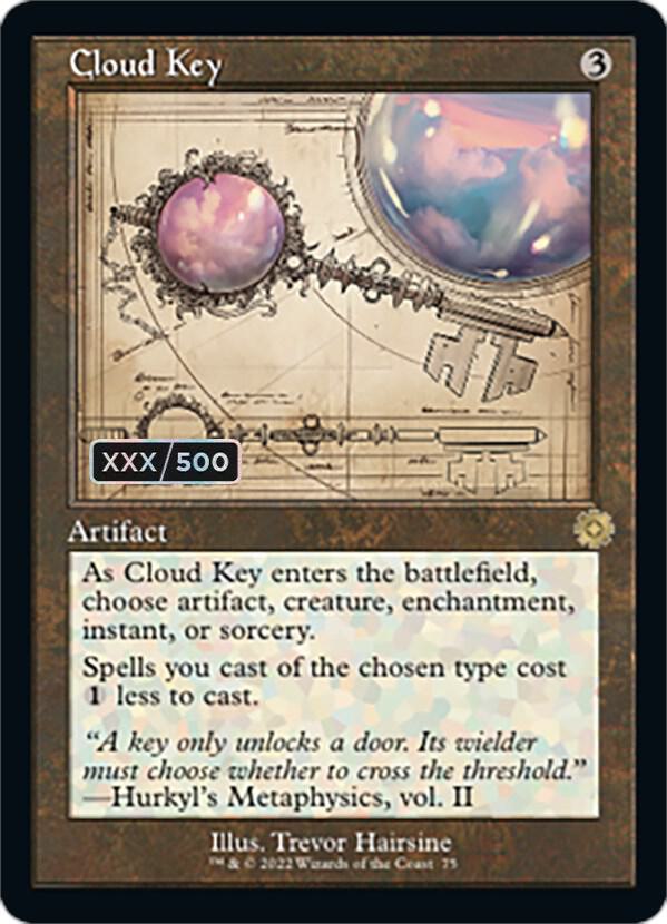Cloud Key Schematic Serial Numbered 75z/63 (The Brothers' War: Retro Frame Artifacts)  - Foil | Good Games Modbury