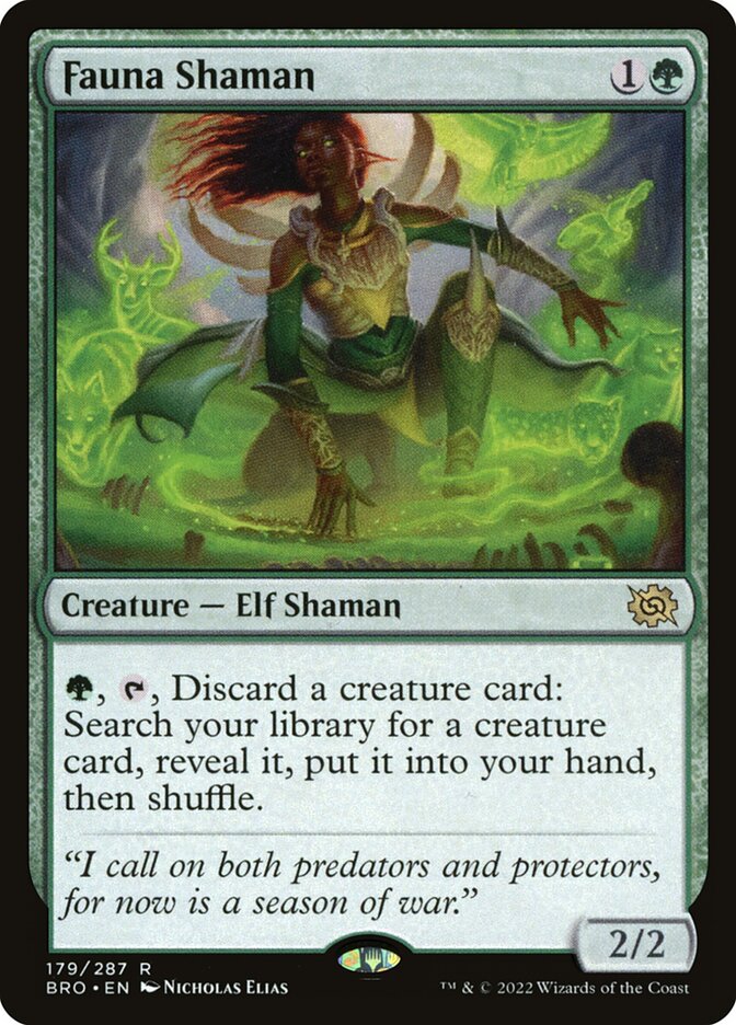 Fauna Shaman 179/287 (The Brothers' War)  - Foil | Good Games Modbury