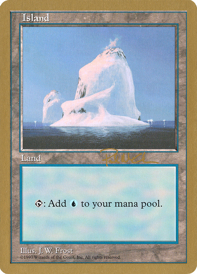 Island (pm437) (Paul McCabe) [World Championship Decks 1997] | Good Games Modbury