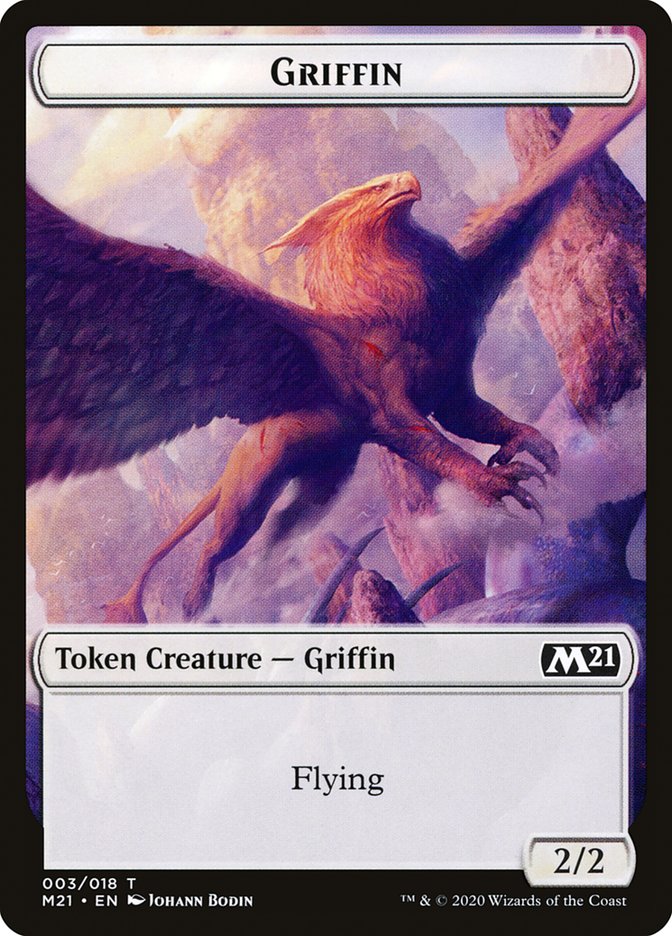 Griffin Token [Core Set 2021 Tokens] | Good Games Modbury
