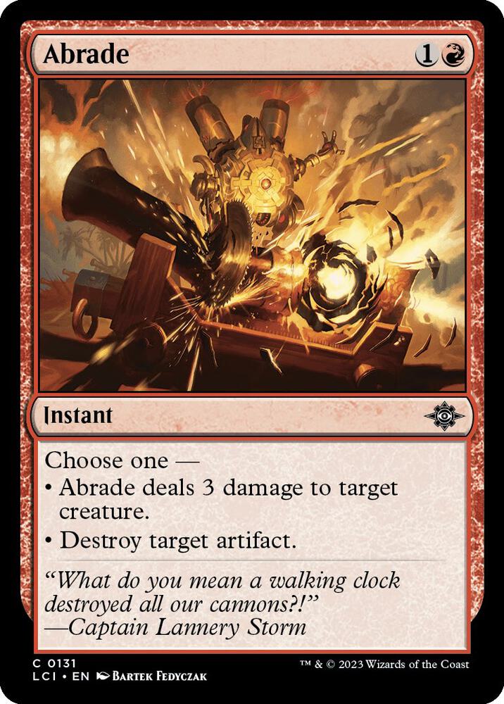Abrade 131/291 (The Lost Caverns of Ixalan)  - Foil | Good Games Modbury