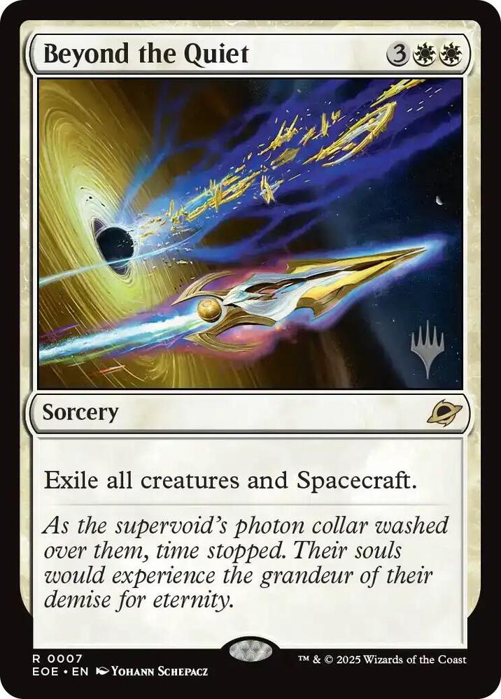 Beyond the Quiet 7p/160 (Promo Pack: Edge of Eternities)  - Foil | Good Games Modbury