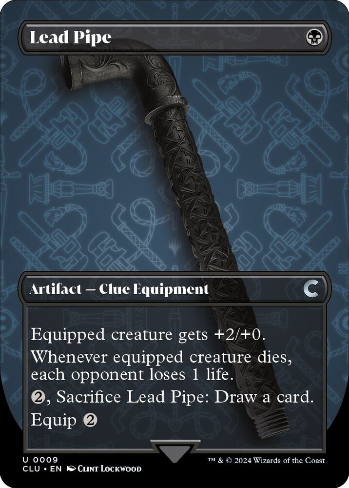 Lead Pipe 9/284 (Ravnica: Clue Edition)  - Borderless | Good Games Modbury