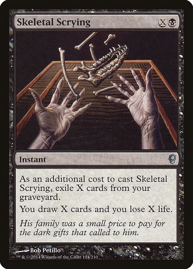 Skeletal Scrying 124/210 (Conspiracy)  - Foil | Good Games Modbury