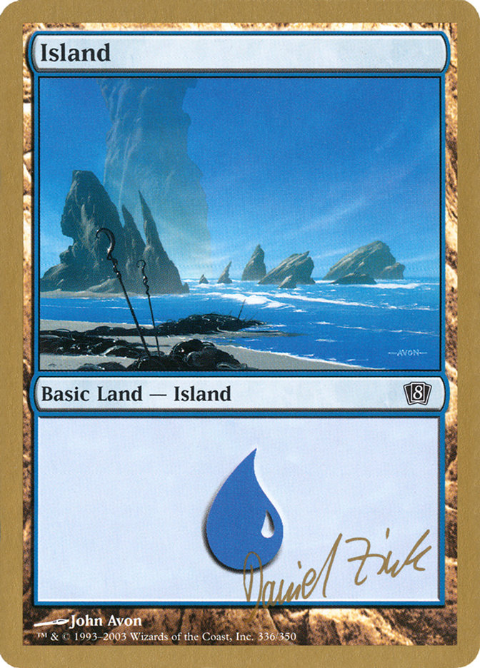 Island (dz336) (Daniel Zink) [World Championship Decks 2003] | Good Games Modbury