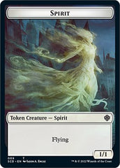 Cat Bird // Spirit Double-Sided Token [Starter Commander Decks] | Good Games Modbury