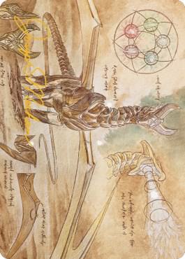 Ramos Dragon Engine Art Card Gold Stamped Signature 74 (Art Series: The Brothers' War)  | Good Games Modbury