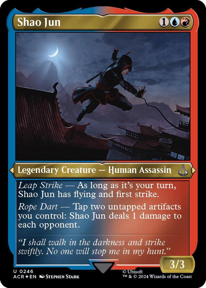 Shao Jun 246 (Universes Beyond: Assassin's Creed)  - Etched Foil | Good Games Modbury
