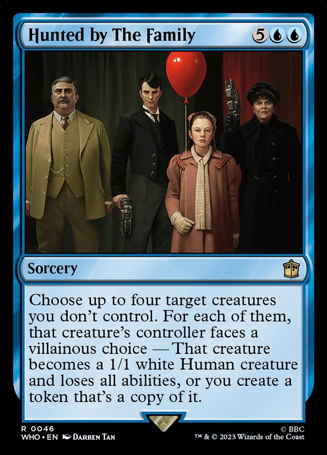 Hunted by The Family 46 (Universes Beyond: Doctor Who)  - Foil | Good Games Modbury