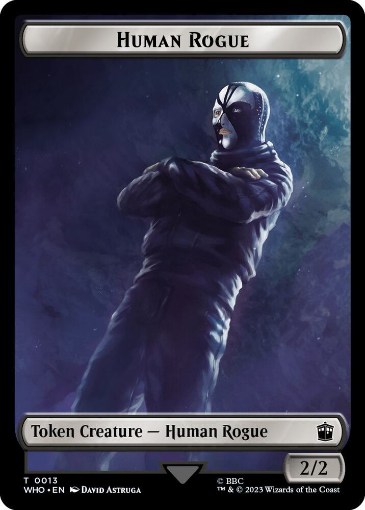 Human Rogue Clue 0021 Double Sided Token 13 // 21 (Universes Beyond: Doctor Who)  | Good Games Modbury