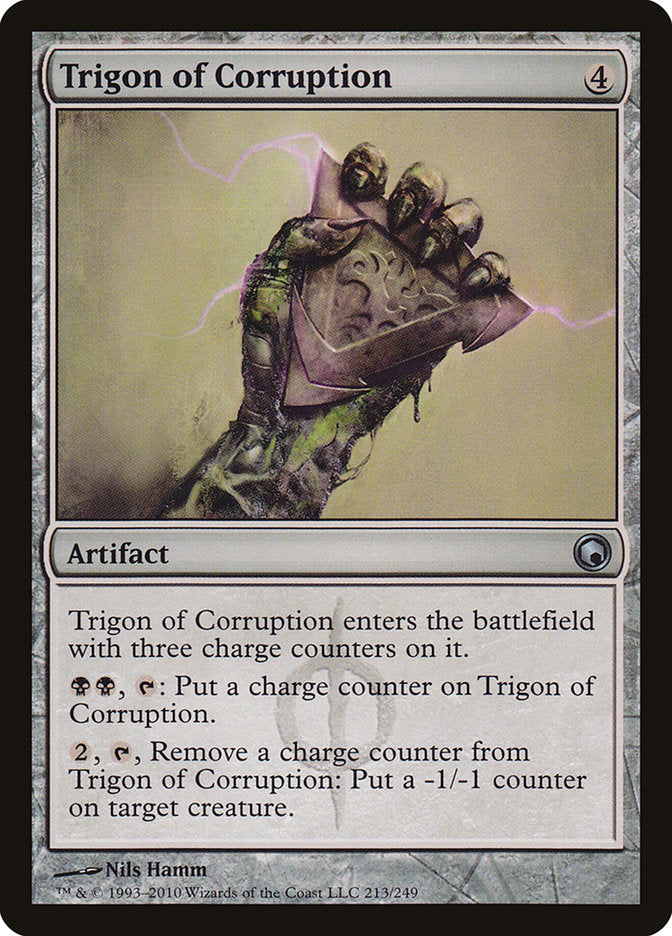 Trigon of Corruption [Scars of Mirrodin] | Good Games Modbury