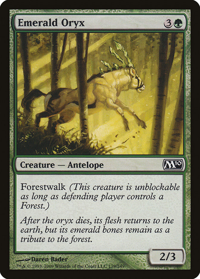 Emerald Oryx 179/249 (Magic 2010 (M10))  - Foil | Good Games Modbury