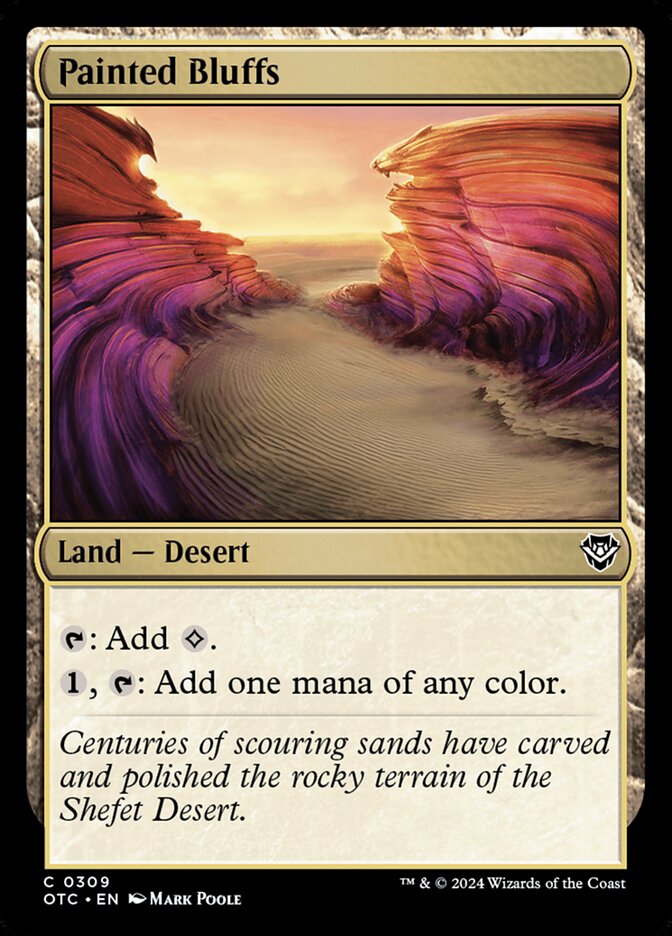 Painted Bluffs 309/342 (Commander: Outlaws of Thunder Junction)  | Good Games Modbury