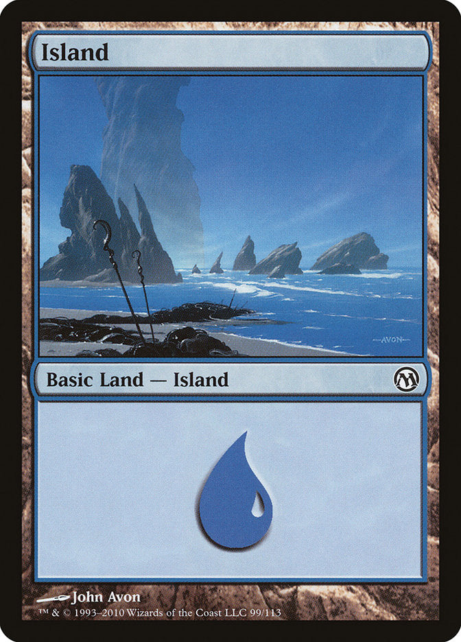 Island (99) [Duels of the Planeswalkers] | Good Games Modbury