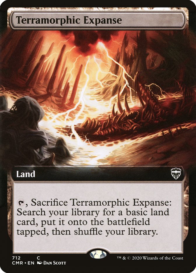 Terramorphic Expanse (Extended Art) [Commander Legends] | Good Games Modbury