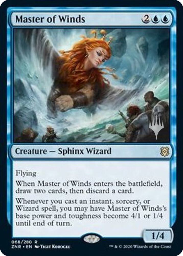 Master of Winds 68 (Promo Pack: Zendikar Rising)  - Foil | Good Games Modbury