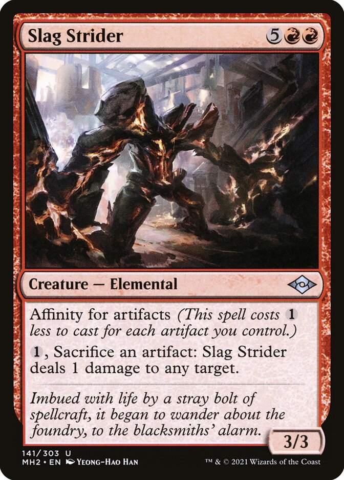 Slag Strider 141 (Modern Horizons 2)  - Foil | Good Games Modbury