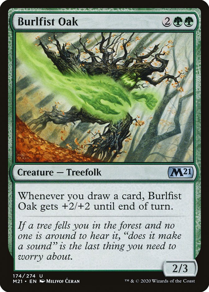 Burlfist Oak [Core Set 2021] | Good Games Modbury