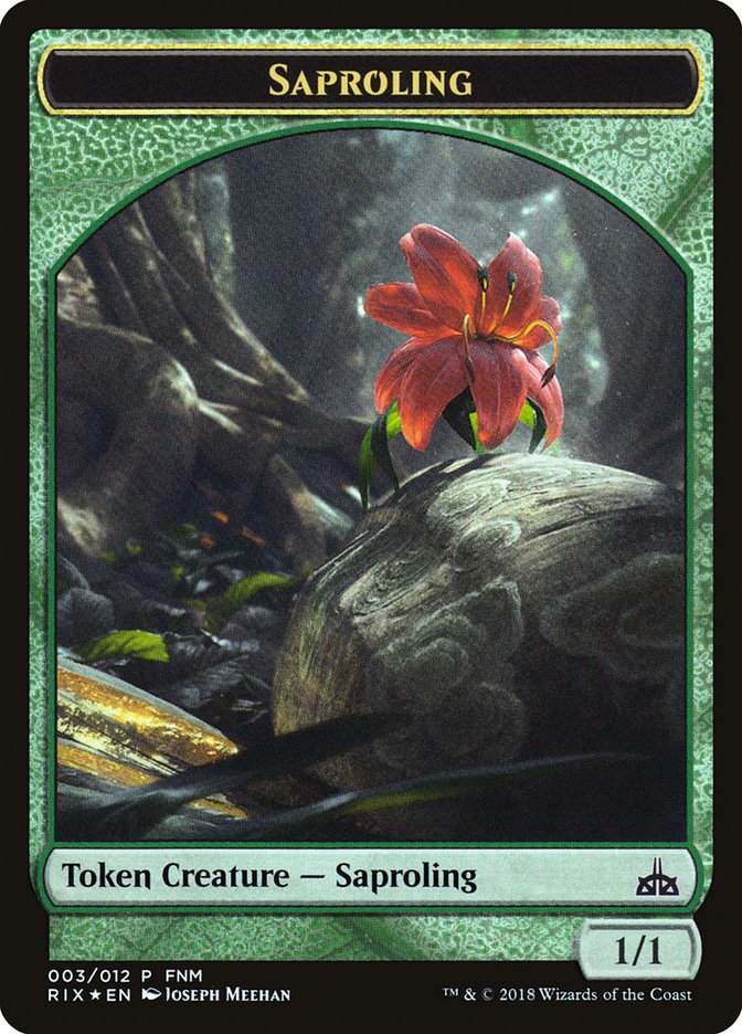 Illusion // Saproling Double-Sided Token [Friday Night Magic 2018] | Good Games Modbury