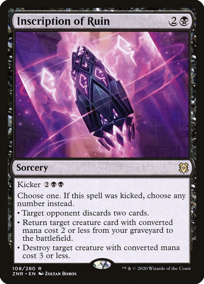 Inscription of Ruin 108/280 (Zendikar Rising)  | Good Games Modbury