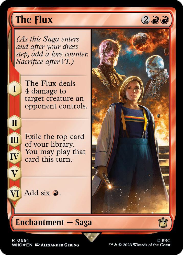 The Flux 691/331 (Universes Beyond: Doctor Who)  - Surge Foil | Good Games Modbury