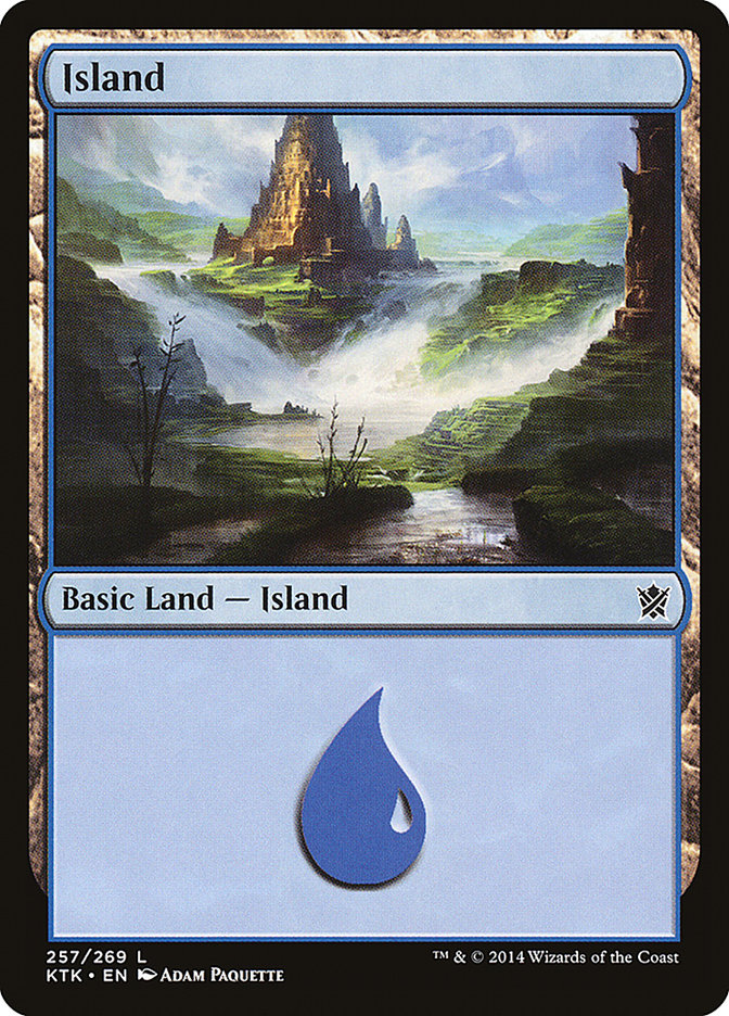 Island (257) [Khans of Tarkir] | Good Games Modbury