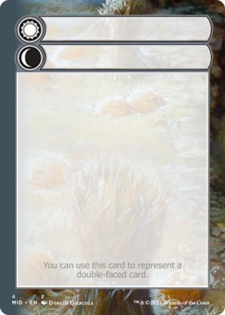 Helper Card (4/9) [Innistrad: Midnight Hunt Tokens] | Good Games Modbury