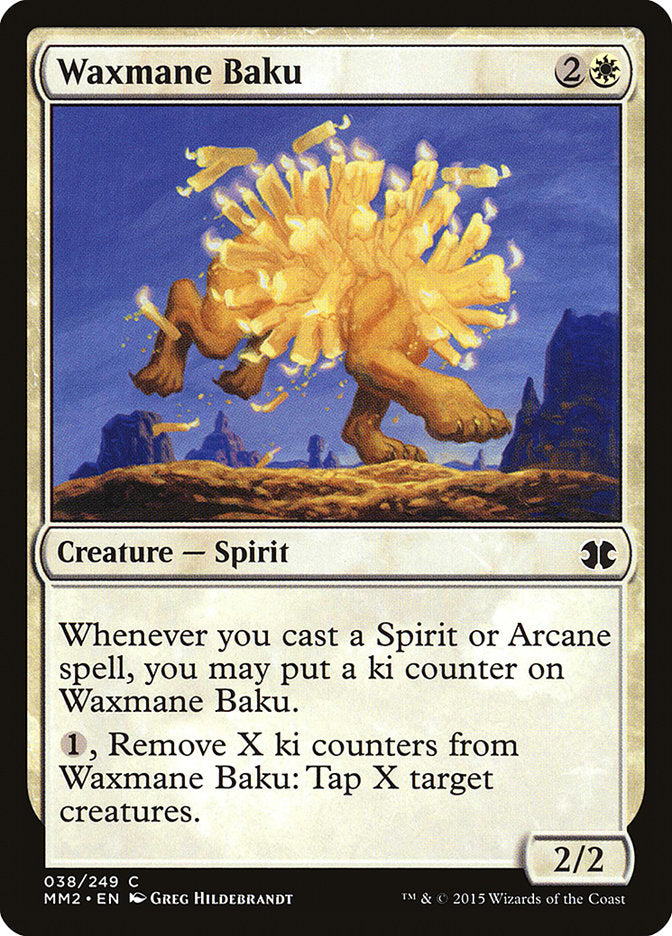 Waxmane Baku 38/249 (Modern Masters 2015)  - Foil | Good Games Modbury