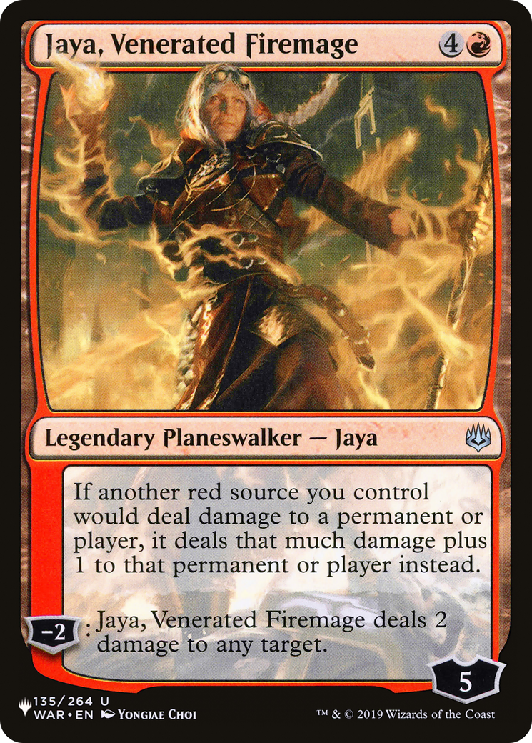 Jaya, Venerated Firemage [The List Reprints] | Good Games Modbury