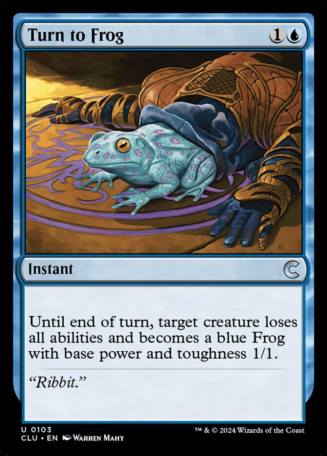 Turn to Frog 103/284 (Ravnica: Clue Edition)  | Good Games Modbury