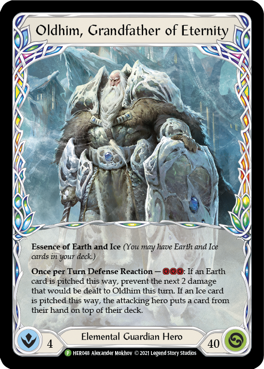 Oldhim, Grandfather of Eternity [HER048] (Promo)  Rainbow Foil | Good Games Modbury