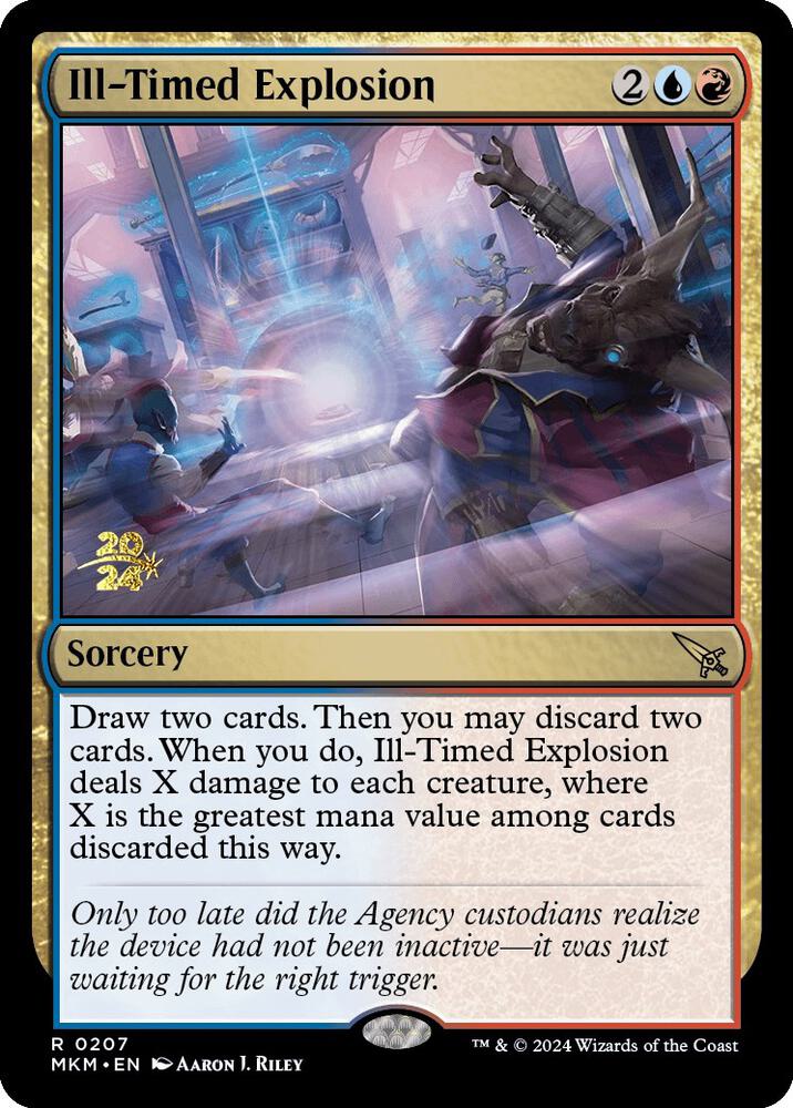 Ill Timed Explosion 207s/182 (Prerelease Cards)  - Foil | Good Games Modbury