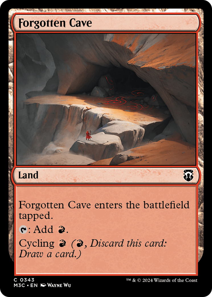 Forgotten Cave (Ripple Foil) [Modern Horizons 3 Commander] | Good Games Modbury